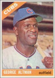 1966 Topps Baseball Cards      146     George Altman